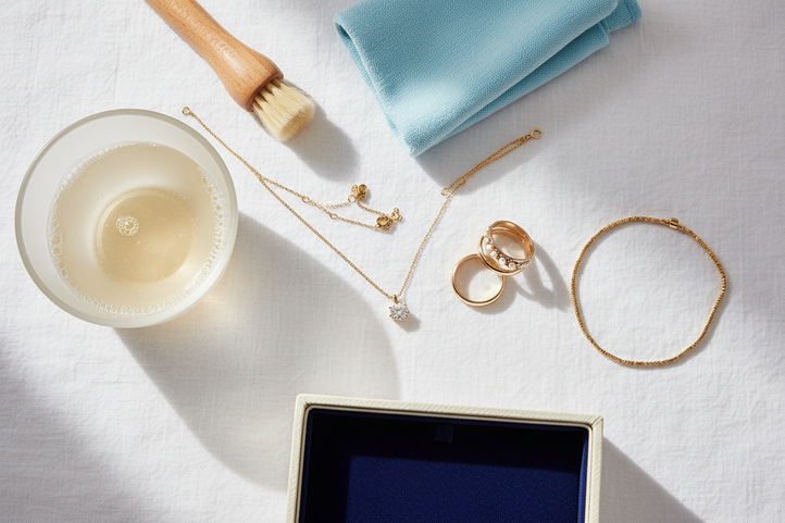 Routine for Keeping 14K Gold Jewelry Shiny and Beautiful