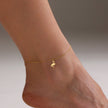 14K Gold Flamingo Anklet