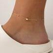 14K Gold Laser Butterfly Anklet