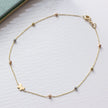 14K Gold Laser Butterfly Anklet