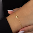 14K Gold Dainty Butterfly Bracelet