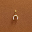 14K Gold Horseshoe Charm