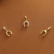 14K Gold Horseshoe Charm