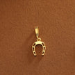 14K Gold Horseshoe Charm