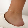 14K Gold Laser Butterfly Anklet