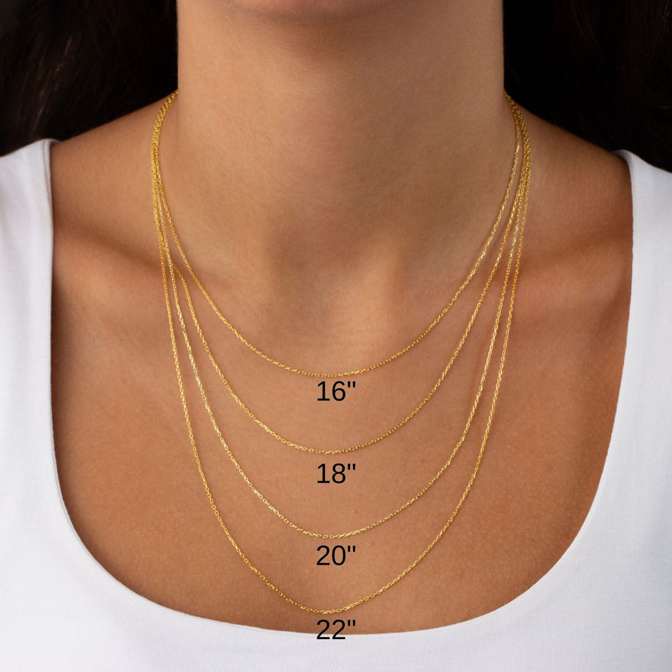 14K Gold Cross Necklace